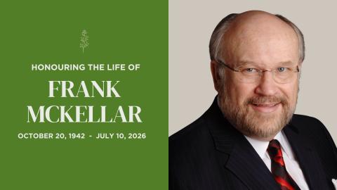 Honouring the Life of Frank McKellar